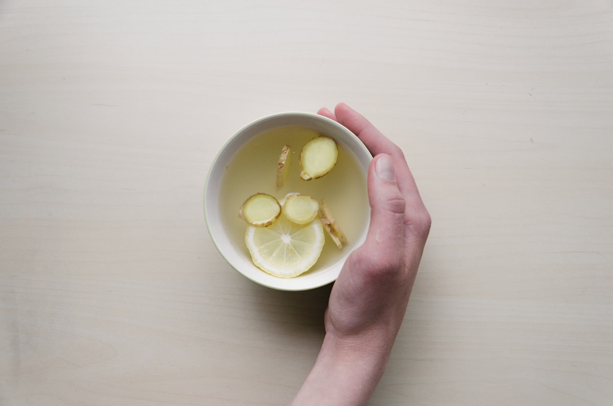 Infusión de Limón y Jengibre